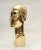 Art Deco Style Manner of Franz Hagenauer Bronze Bust with Elongated Neck. Figurative Sculpture depicting the head of a...