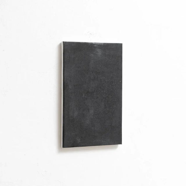 Contemporary Enrico Della Torre, Art Black Composition, Charcoal on Canvas, 2017 For Sale - Image 3 of 12