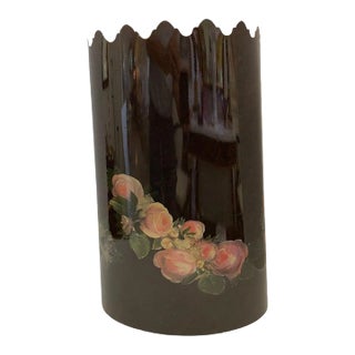 Umbrella Stand Mario Buatta Style Italian Tole Ware For Sale