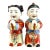 Vintage Asian Famille Rose Porcelain Figures, Republic Period Style, a Pair For Sale