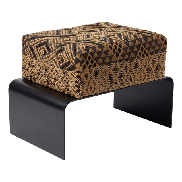 Contemporary Outpost Original Kuba Cloth Key West Bench For Sale