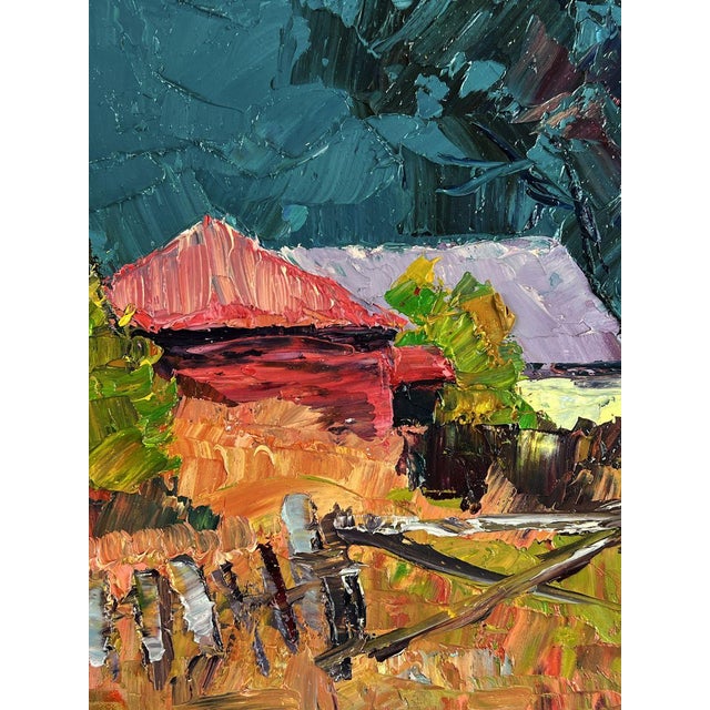 Oil Painting Churchyard Serdyuk Boris Petrovich For Sale - Image 9 of 11