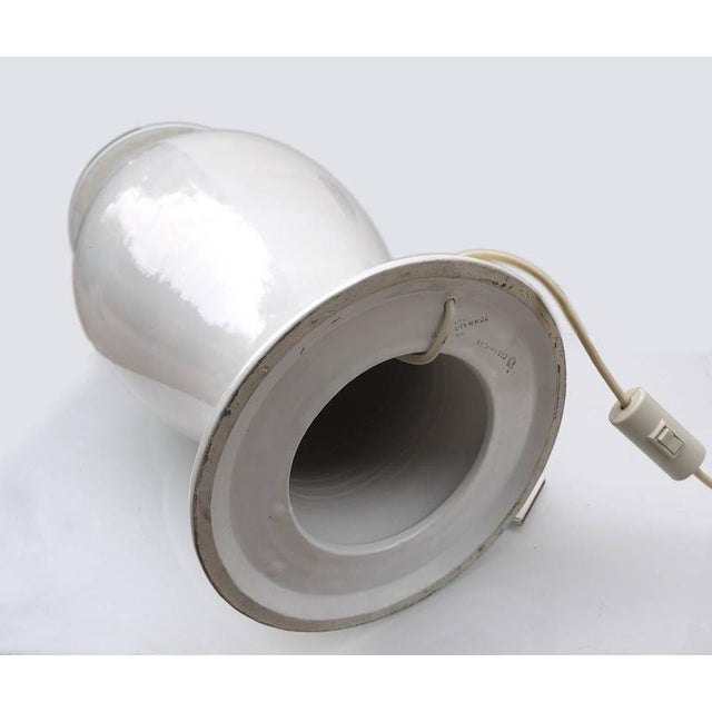 1960s Large Ceramic Table Lamp by Tommaso Barbi, Italy, 1960s For Sale - Image 5 of 10