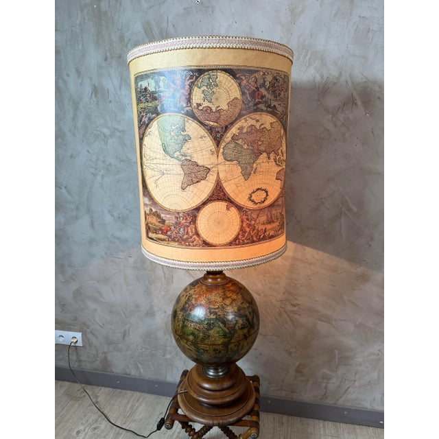 Wood Vintage Table Lamp, 1970s For Sale - Image 7 of 16