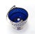 Antique Edwardian Sterling Silver With Cobalt Glass Nuts & Candy Basket For Sale In Boston - Image 6 of 13