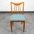 Mid Century Modern Dining Chairs Set 3 Solid Oak Keller Furniture Aqua Blue MCM For Sale - Image 10 of 12