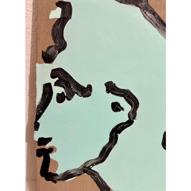 Judy Rifka, Judy Rifka Abstract Expressionist Pop Art Portrait Oil Painting Brooke Alexander, 1982 For Sale - Image 4 of 18