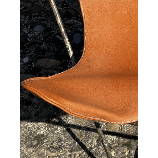 Leather Butterfly Chair from Airborne, 1950s For Sale - Image 6 of 8