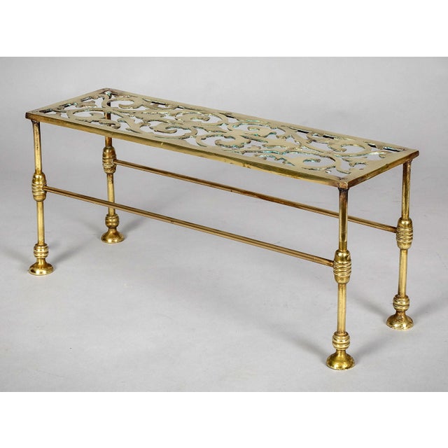 Traditional Vintage Brass Trivet For Sale - Image 3 of 8