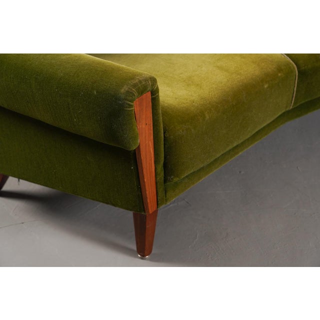 Textile Vintage Danish Boomerang Sofa, Denmark, 1960s For Sale - Image 7 of 15