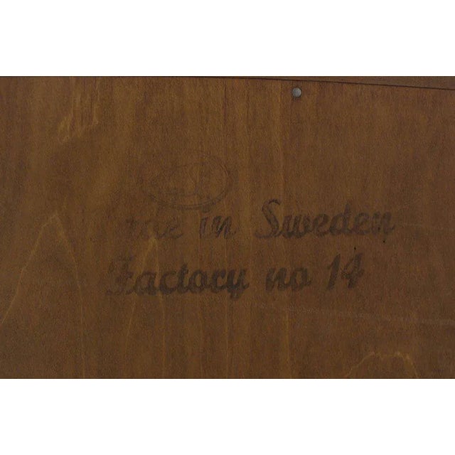 1950s Vintage Edmond Spence Walnut High Chest For Sale - Image 9 of 10