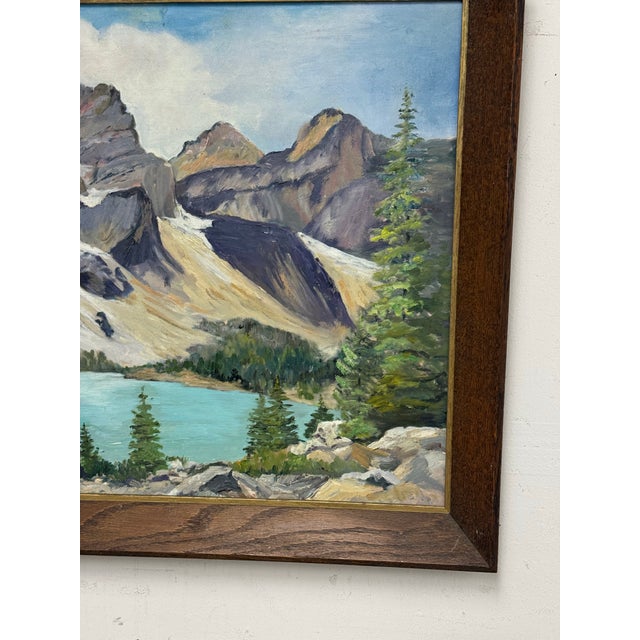Late 20th Century E. Loper Framed Acrylic on Board of Landscape For Sale - Image 10 of 13