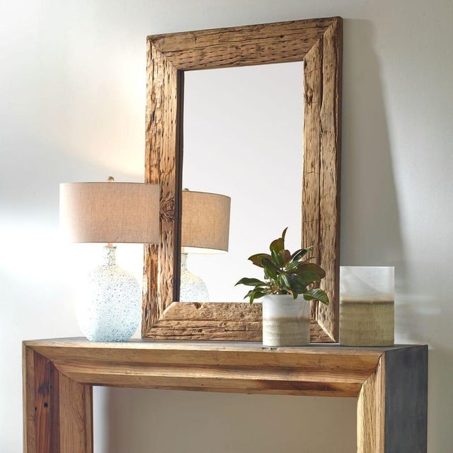 Large Rustic Mirror For Sale In Sacramento - Image 6 of 7