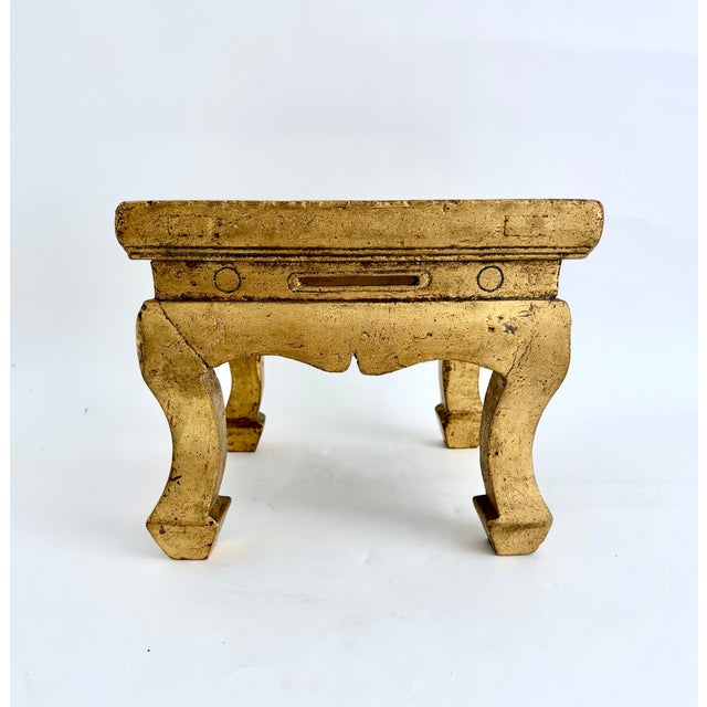 Beautiful vintage Japanese Buddhist altar offering stand originally crafted to elevate sacred objects, incense burners, or...