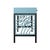 Not Yet Made - Made To Order Swirl Writing Desk - Pool Blue For Sale - Image 5 of 9