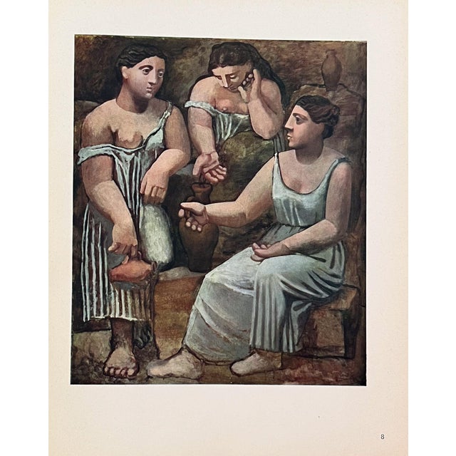 Artist: Pablo Picasso Title: Femmes a la fontaine Medium: Heliogravure 8 Marks: Not signed, not numbered Paper Size: 10.50...