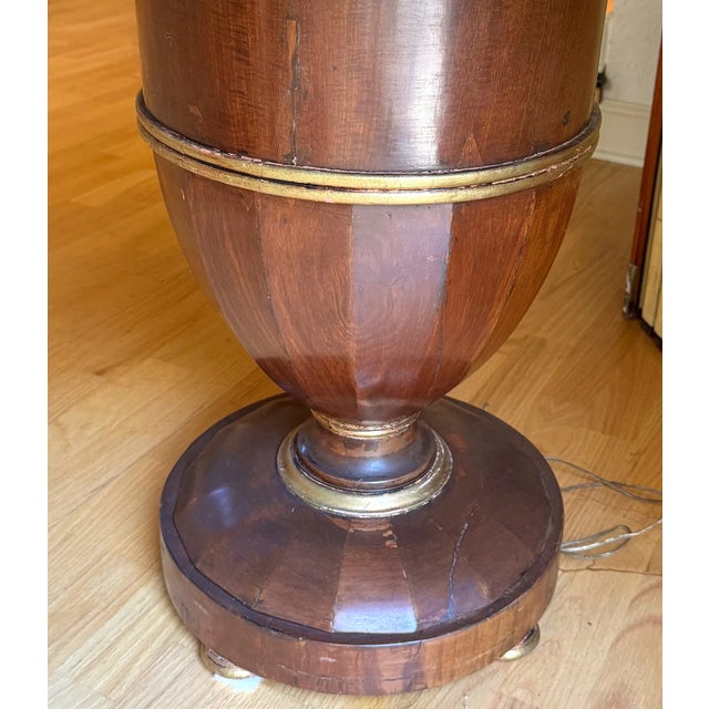 Late 19th Century Rare Antique Biedermeier Walnut Occasional /Center Table Jardinere to Center For Sale - Image 5 of 5