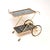 Mid-Century Modern Vintage Italian Brass Drinks Trolley, 1970s For Sale - Image 3 of 13