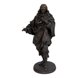 Jean Jules Salmson "John Milton" Patinated Bronze