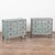 Gustavian (Swedish) Mid-19th Century Swedish Gustavian Pair of Blue Painted Chests of Drawers For Sale - Image 3 of 15