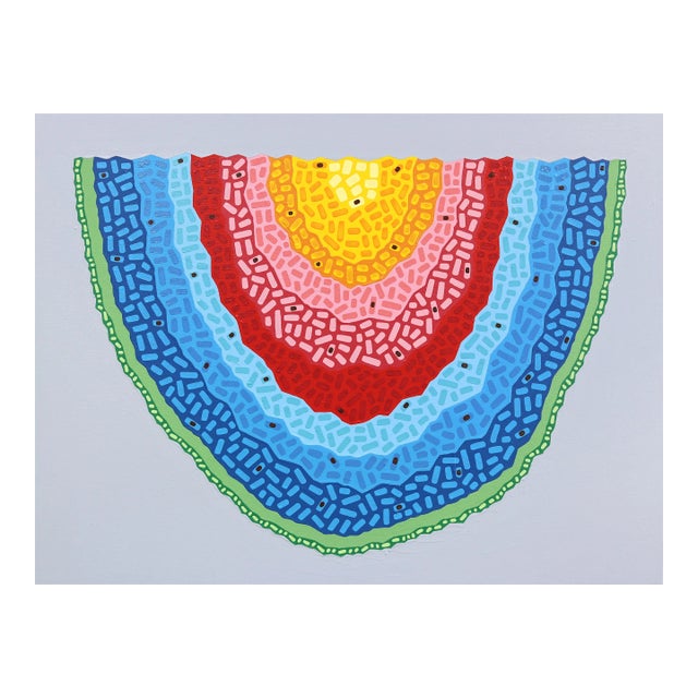 Sandia Wawa - Colorful Pop Art Food Painting Original Artwork by Will Beger For Sale