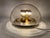 German Half-Spherical Ceiling Lamp in Bubble Glass from Glashütte Limburg, 1960s For Sale - Image 11 of 14