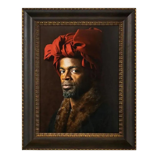 Ode to Van Eyck Self Portrait Photograph by E2 Elizabeth Kleinveld and Epaul Julien For Sale