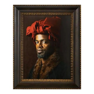Ode to Van Eyck Self Portrait Photograph, Framed For Sale