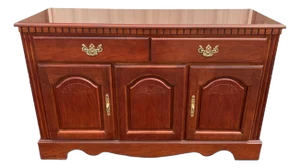 Broyhill Chippendale Style Cherry Sideboard Buffet