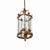 Superb brass and semicircular glass chandelier. This stunning pendant light was designed in Italy and inspired by the work...