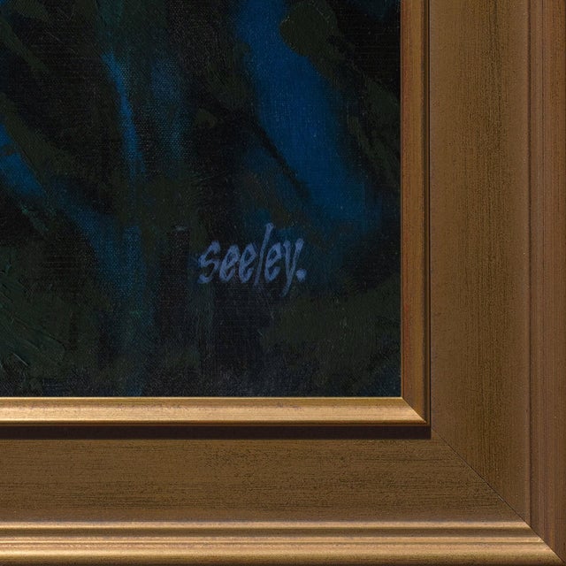 Early 21st Century Chrysalis by Dave Seeley | Oil on canvas on panel Nude figure curled in a resting position. For Sale - Image 5 of 5