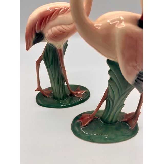MCM Will-George Pasadena Flamingo Figurine Duo For Sale - Image 4 of 8