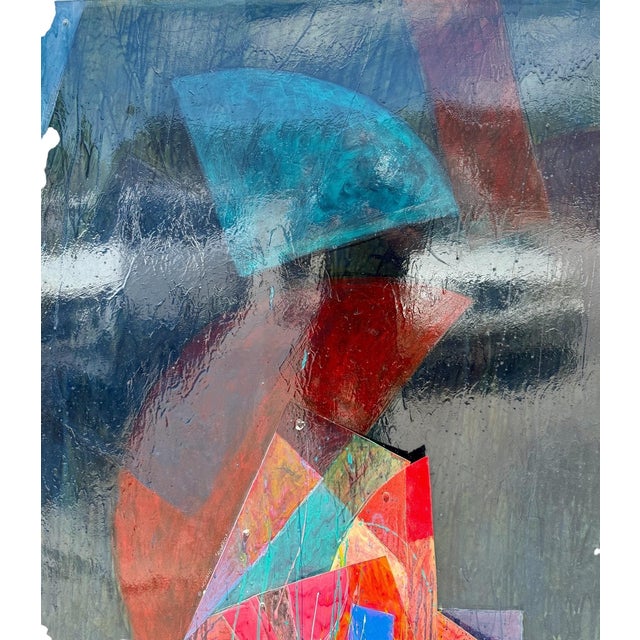 Tom Holland, Very Large Constructed Abstract Mixed Media Painting Wall Sculpture Tom Holland, 1981 For Sale - Image 17 of 18