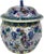 19th Century Famille Rose Butterfly Rice Jar With Foo Dog Lid For Sale - Image 5 of 7