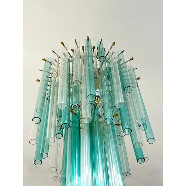 Mid-Century Modern Murano Glass Cascade Chandelier from Venini, Italy, 1960s For Sale - Image 3 of 6