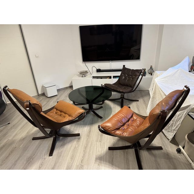 Falcon Armchair by Sigurd Resell for Vatne Møbler, 1970s For Sale - Image 9 of 16