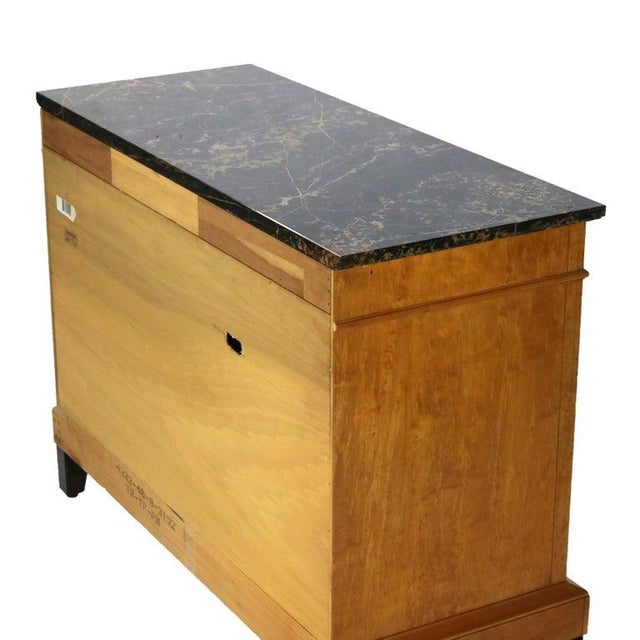 Henredon French Empire Satinwood, Ormolu & Marble Claw Foot Server 20thC For Sale - Image 14 of 18