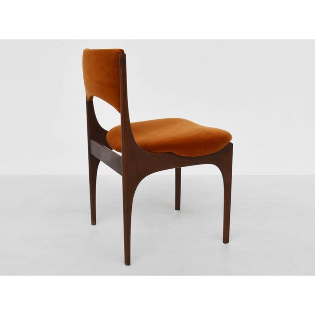 Rosewood Chairs Mod. Elisabetta by Sormani for Giuseppe Gibelli, Italy, 1961, Set of 6 For Sale - Image 3 of 8