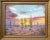 Mid Century Desert Cactus Sunset Landscape by Russell Dale Moffett by Russell Dale Moffett For Sale - Image 4 of 4