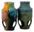 Vases from Julius Dressler, Bohemia, 1920s, Set of 2 For Sale