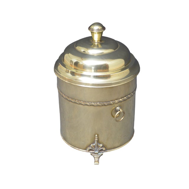 Antique Edwardian Brass Planter, 1900s For Sale