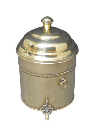 Antique Edwardian Brass Planter, 1900s