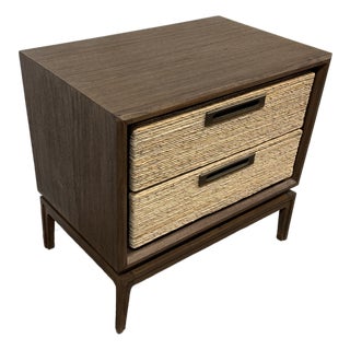 Brownstone Gemma Nightstand, Teak Wood For Sale