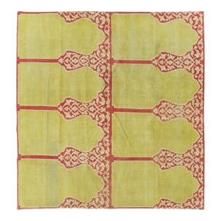 Galerie Shabab Collection Mid-20th Century Turkish Anatolian Square Carpet For Sale