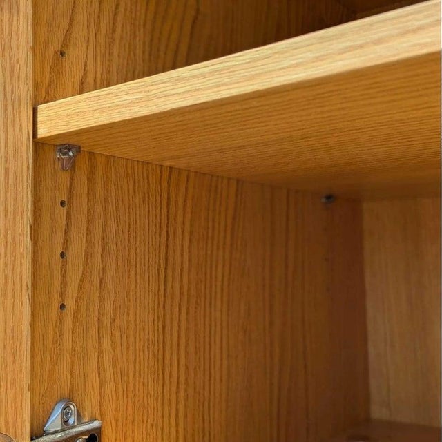Tall Bar Cabinet With Drop-Front Mirror, 1980s, Bauhaus Designs Canada For Sale - Image 10 of 18