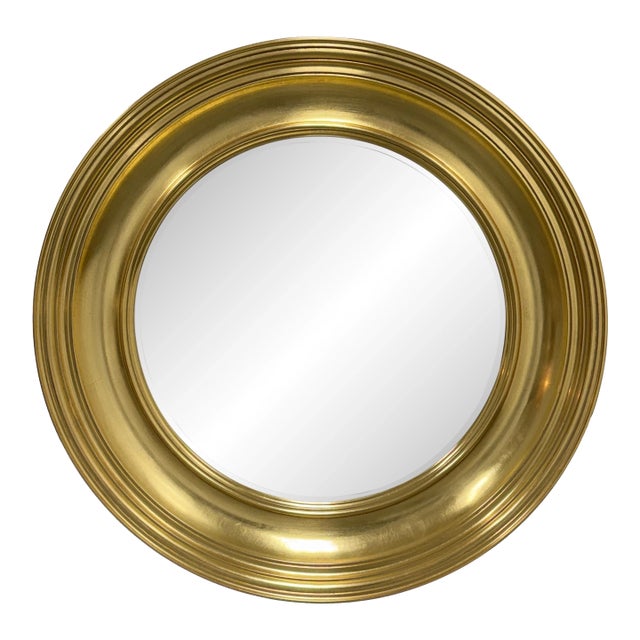Roche Bobois Clara Gold Mirror, 40 Inches For Sale