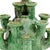 Contemporary Handcrafted Tamegroute Green Glazed Multi-Spout Ceramic Sculpture For Sale - Image 3 of 6