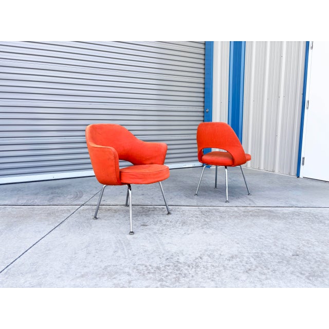1970s Century Dining Chairs Designed by Eero Saarinen for Knoll For Sale - Image 10 of 14