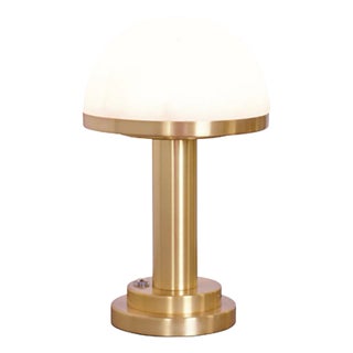 Matthew Izzo Home - Ike Rechargeable Modern Brass Table Lamp For Sale