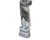 Stone Chinese Weathered Black Gray Patina Stone Standing Monk Luohan Arhat Statue For Sale - Image 7 of 12